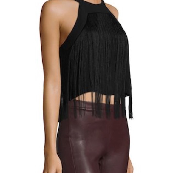 Parker Fringe Halter Top - Picture 2 of 5